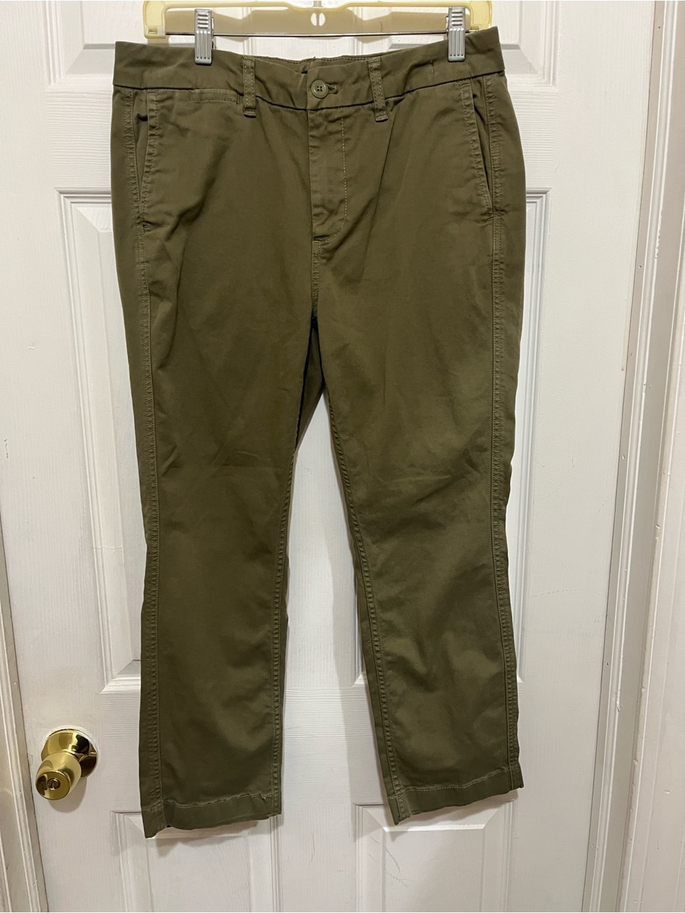 J. Crew Women's Olive Chino Pants